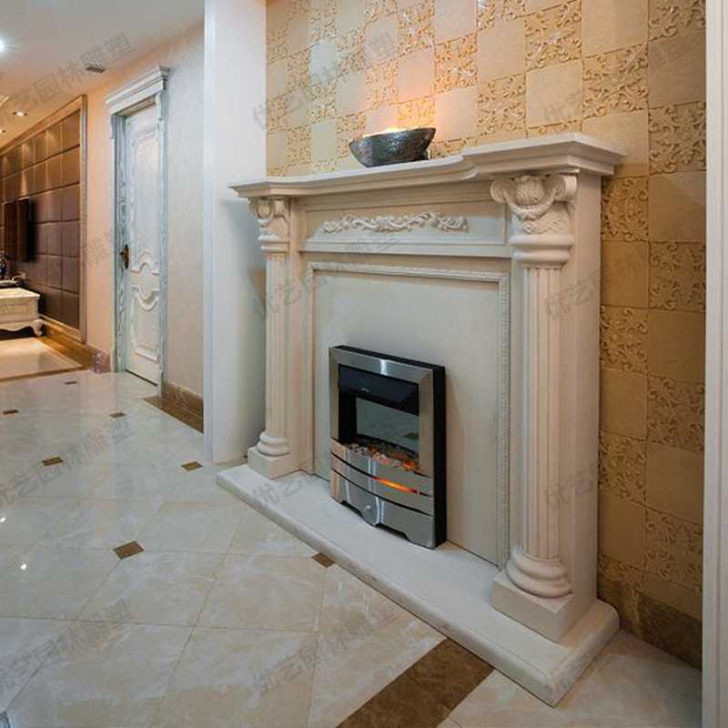 大理石壁爐，歐式壁爐